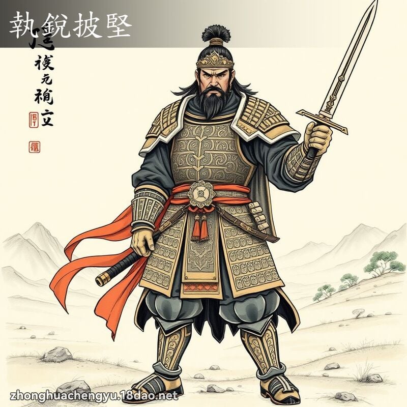 執銳披堅 配图