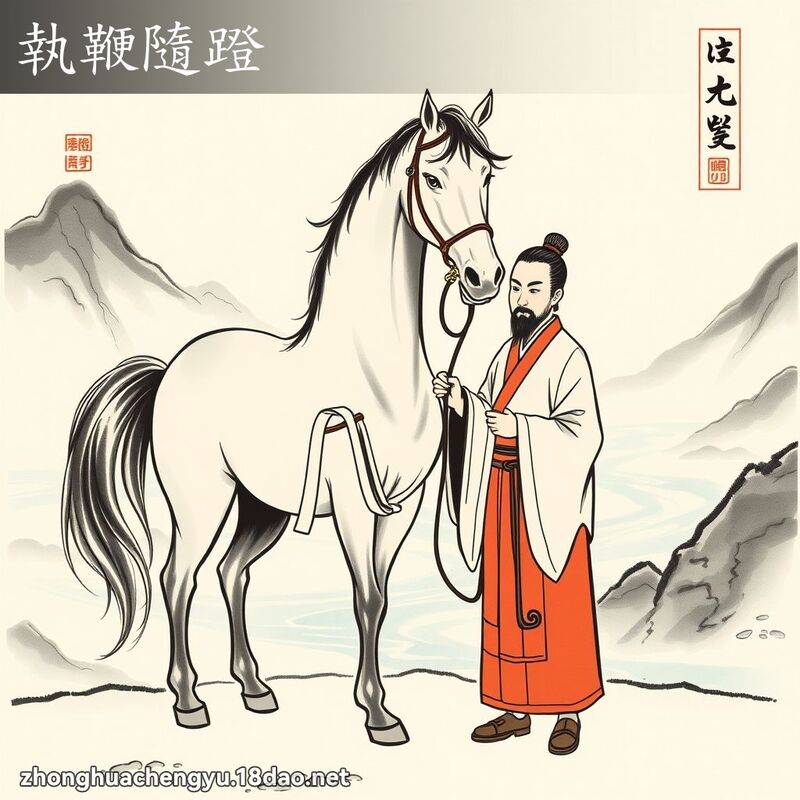 執鞭隨蹬 配图
