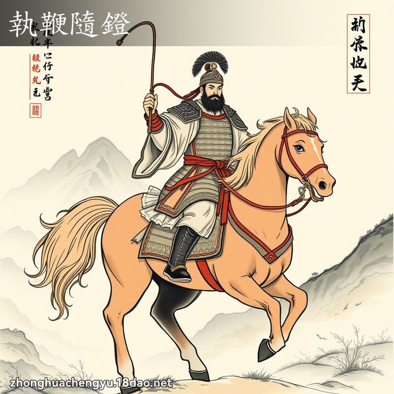 執鞭隨鐙 配图