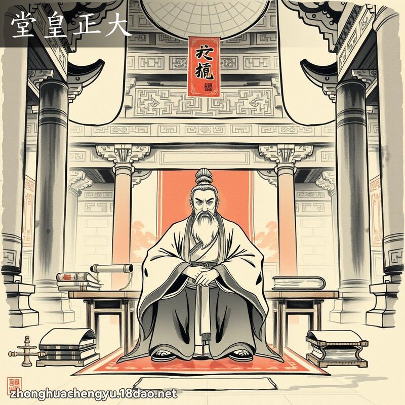堂皇正大 配图