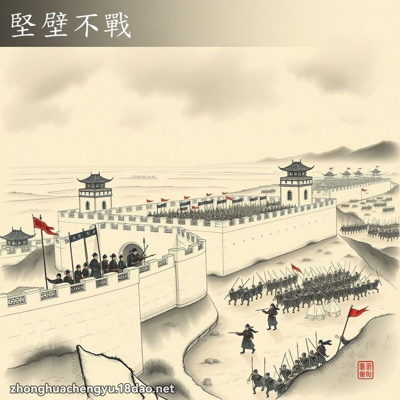 堅壁不戰 配图
