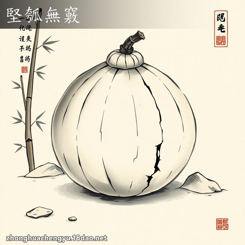 堅瓠無竅 配图