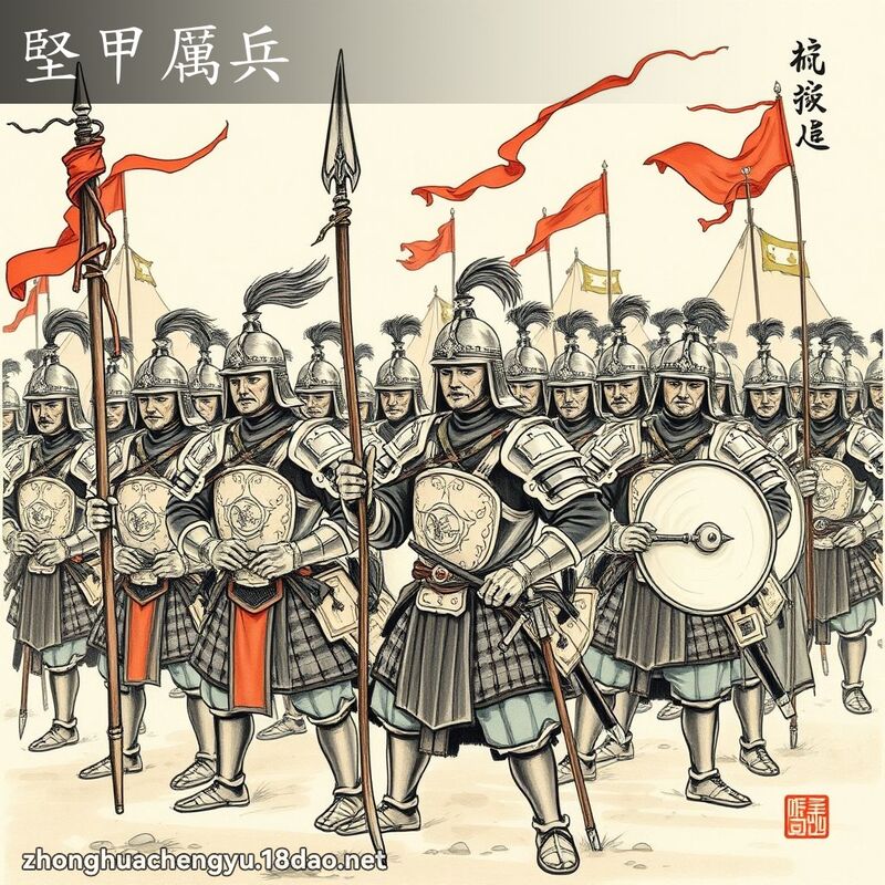 堅甲厲兵 配图
