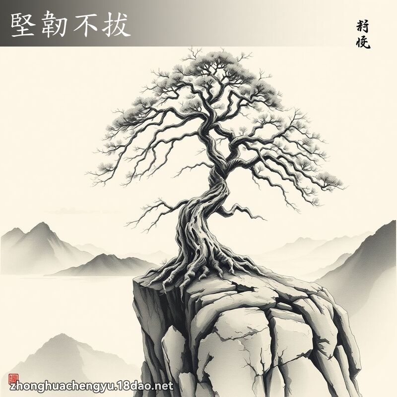 堅韌不拔 配图