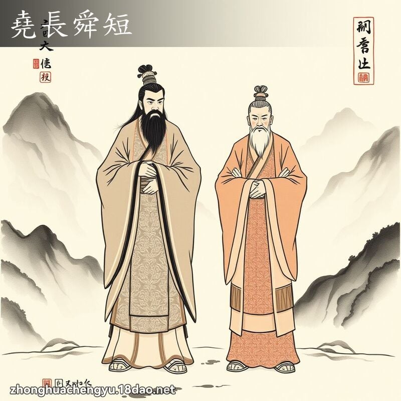 堯長舜短 配图
