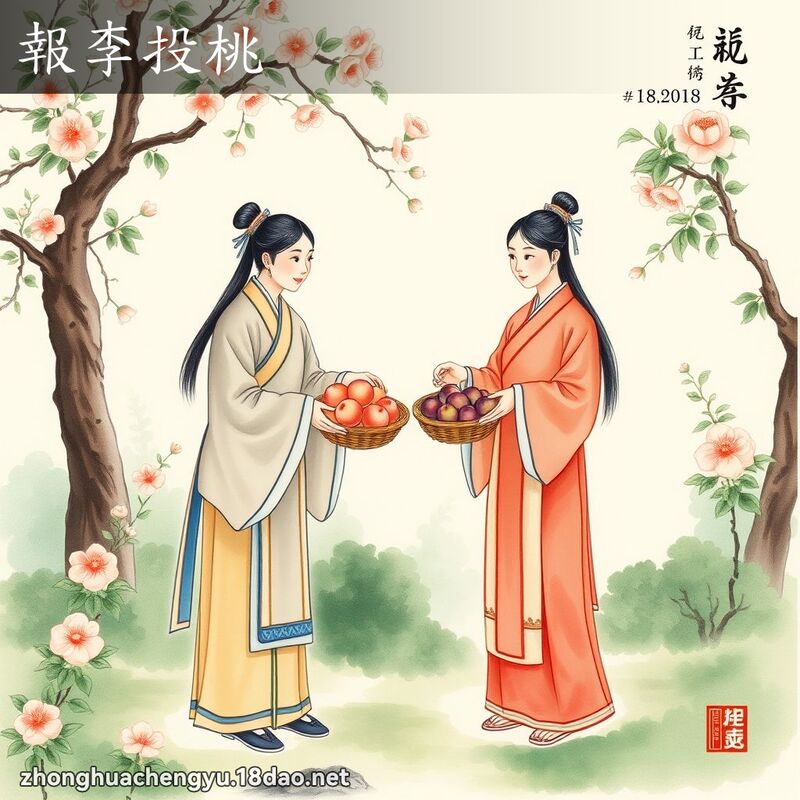 報李投桃 配图