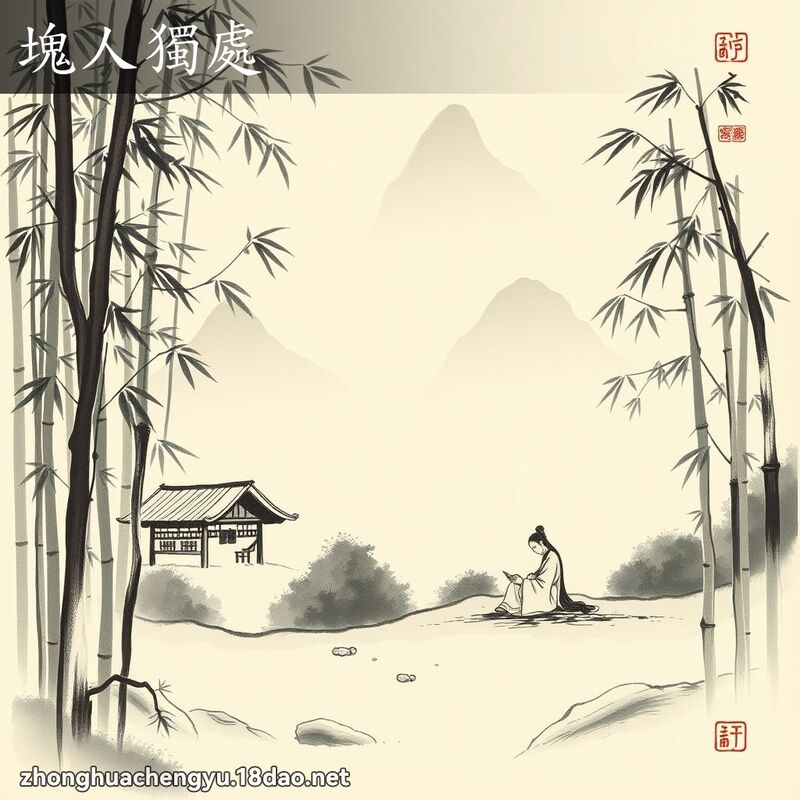 塊人獨處 配图