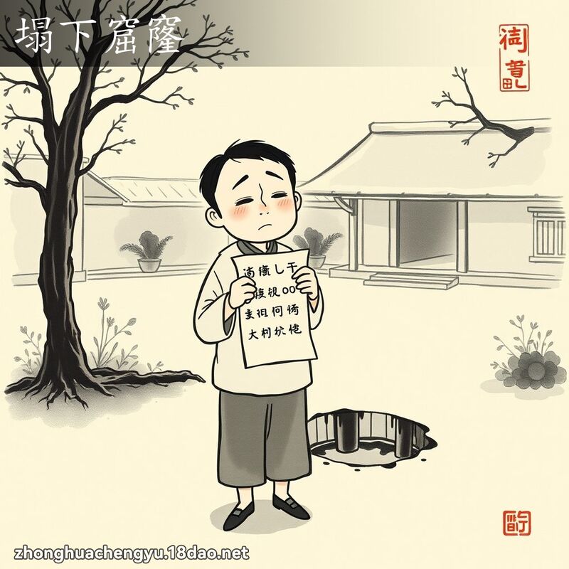 塌下窟窿 配图