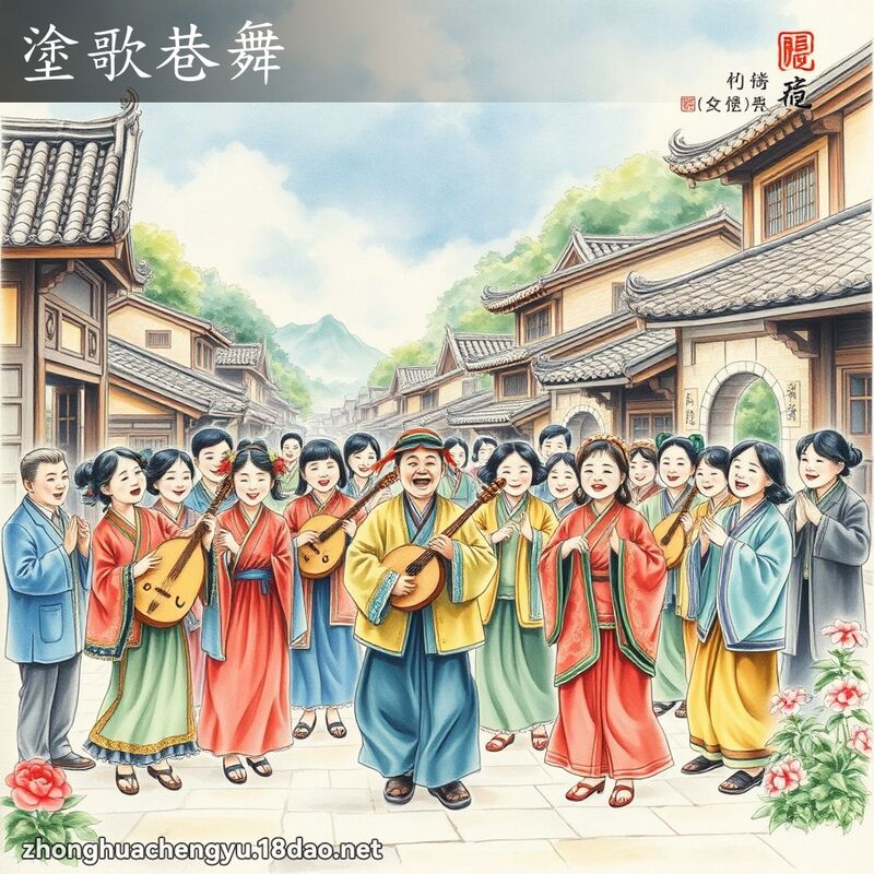 塗歌巷舞 配图