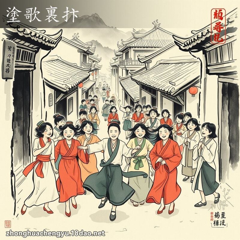 塗歌裏抃 配图