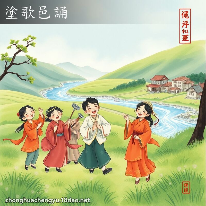 塗歌邑誦 配图