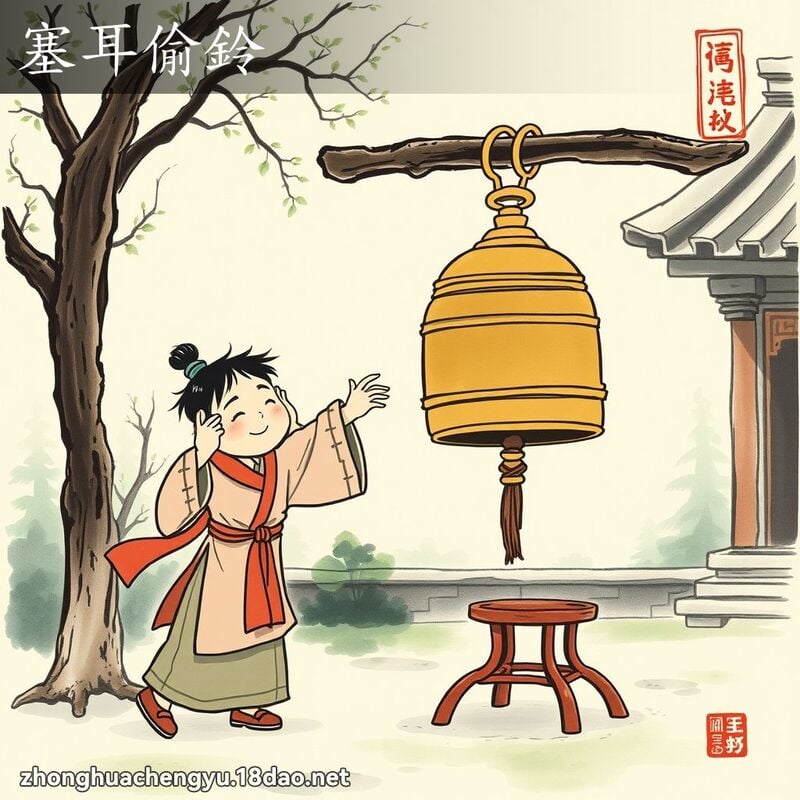 塞耳偷鈴 配图