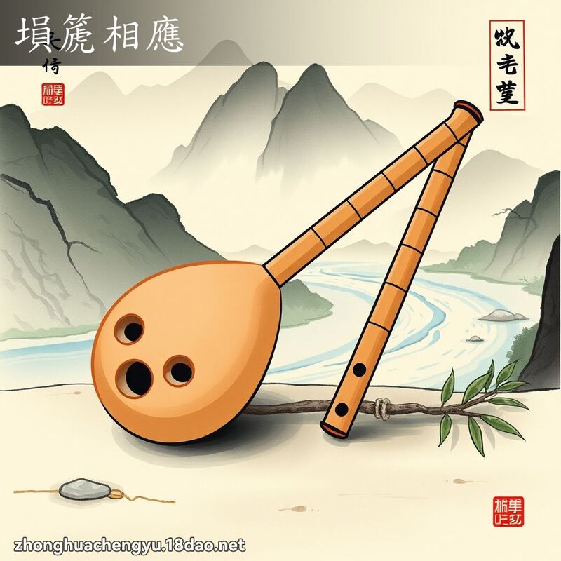 塤篪相應 配图