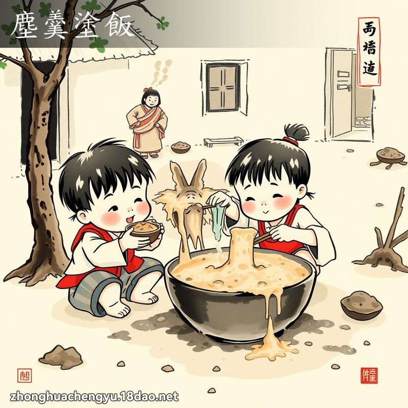 塵羹塗飯 配图