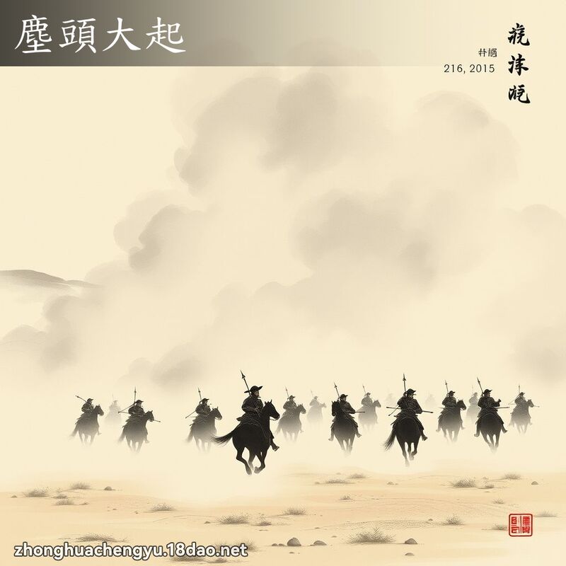 塵頭大起 配图