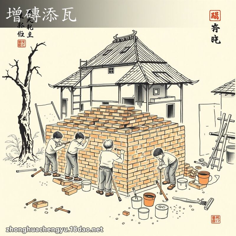 增磚添瓦 配图