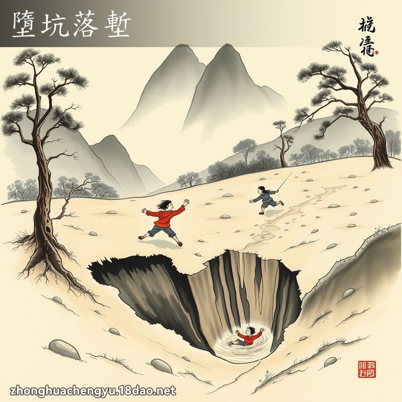 墮坑落塹 配图