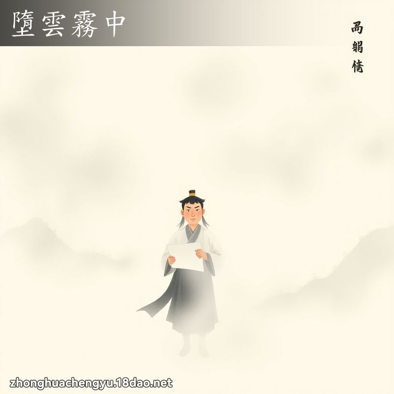 墮雲霧中 配图