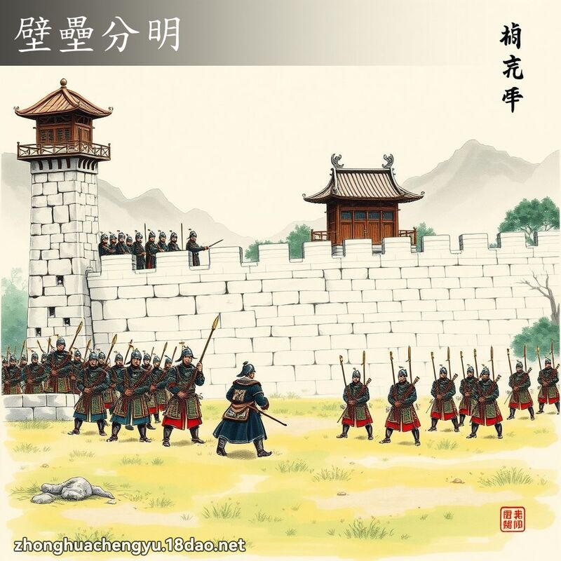 壁壘分明 配图