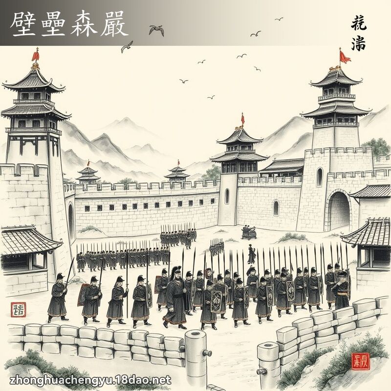 壁壘森嚴 配图