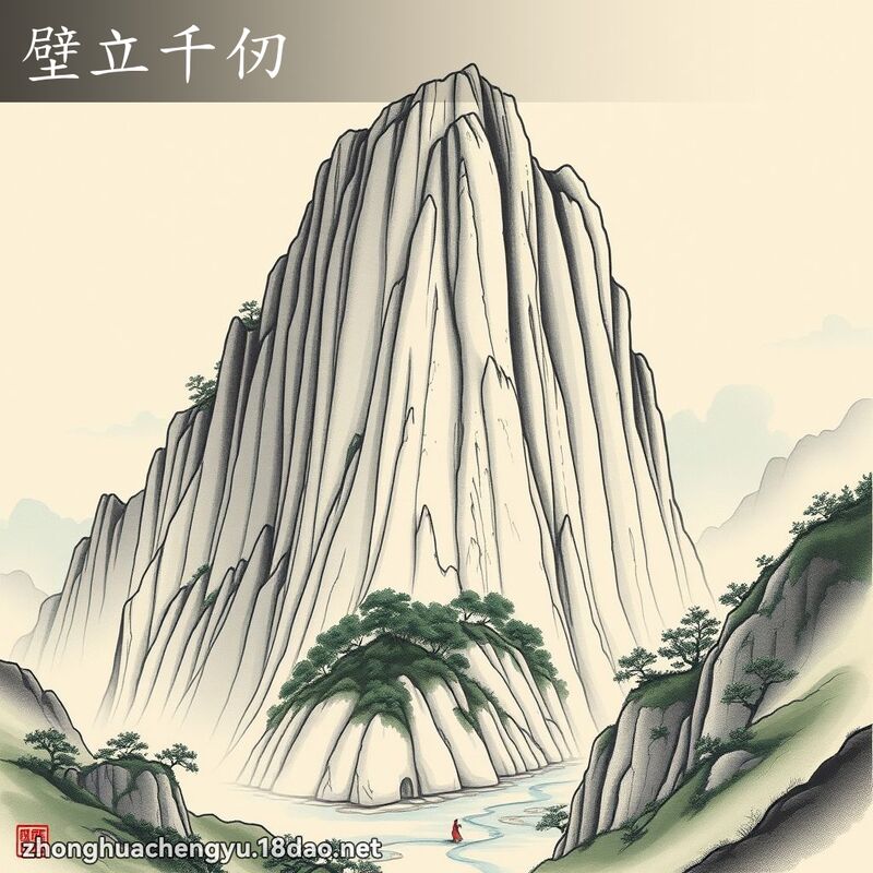 壁立千仞 配图