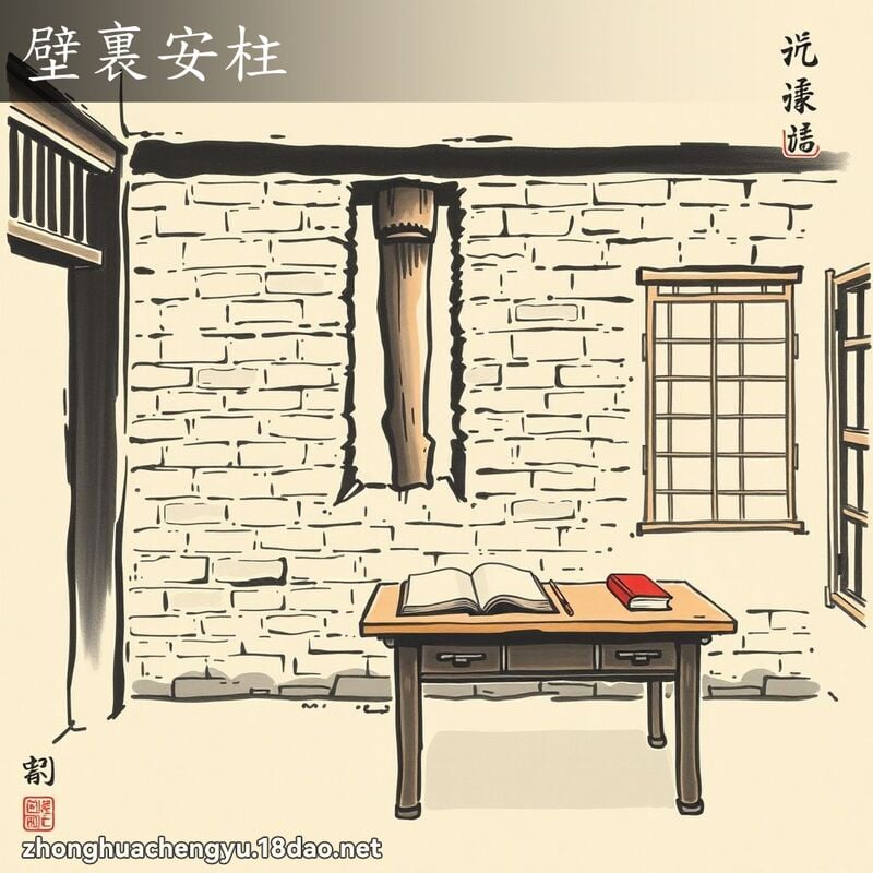 壁裏安柱 配图