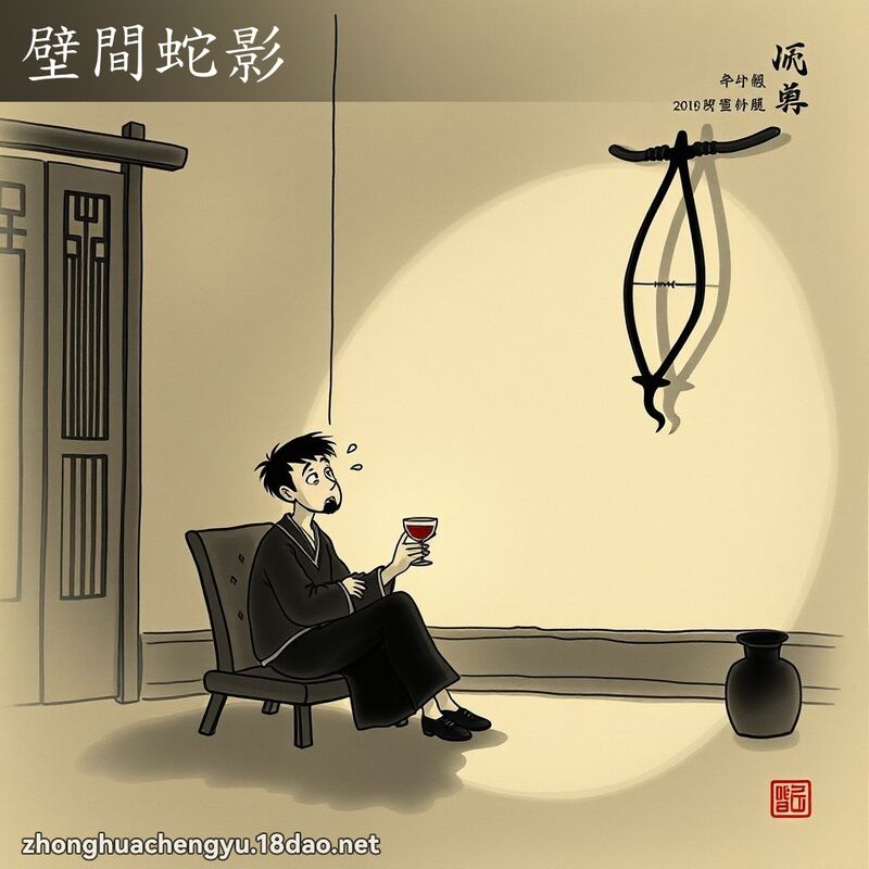 壁間蛇影 配图