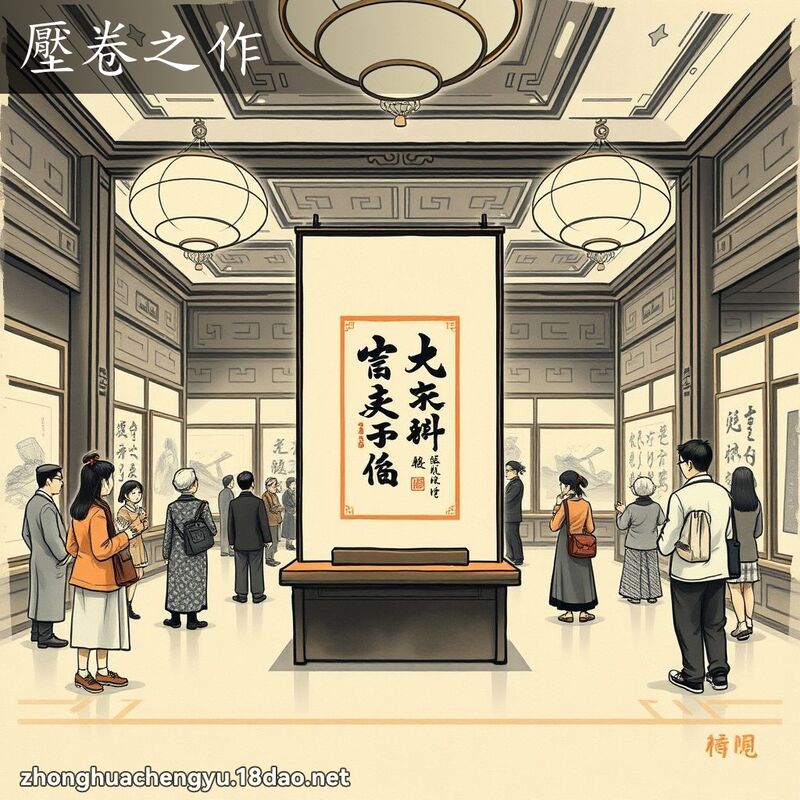 壓卷之作 配图