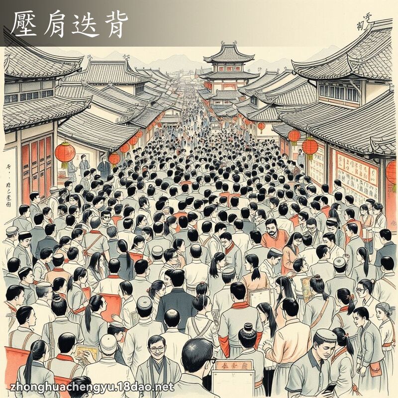 壓肩迭背 配图