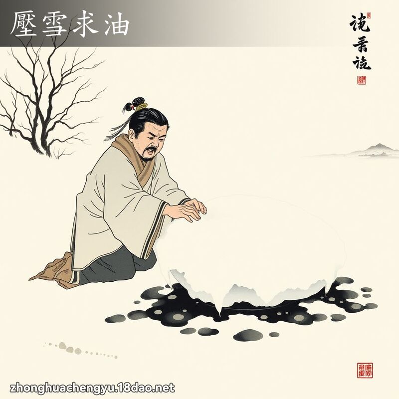 壓雪求油 配图