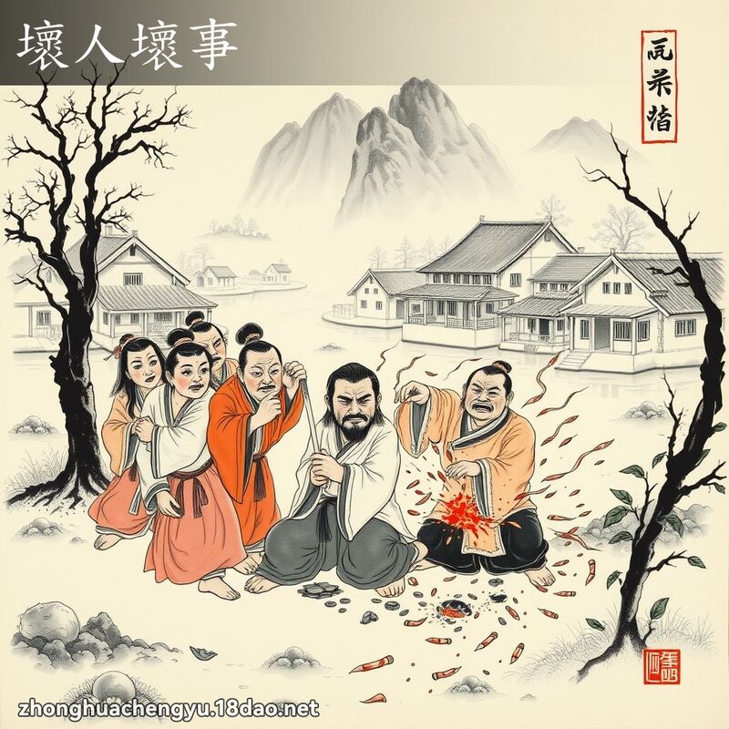 壞人壞事 配图