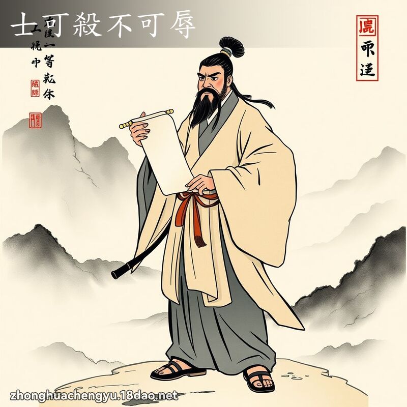 士可殺不可辱 配图
