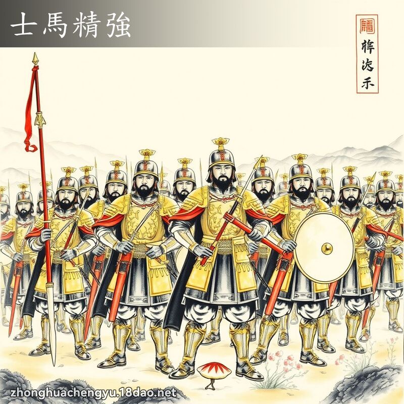 士馬精強 配图