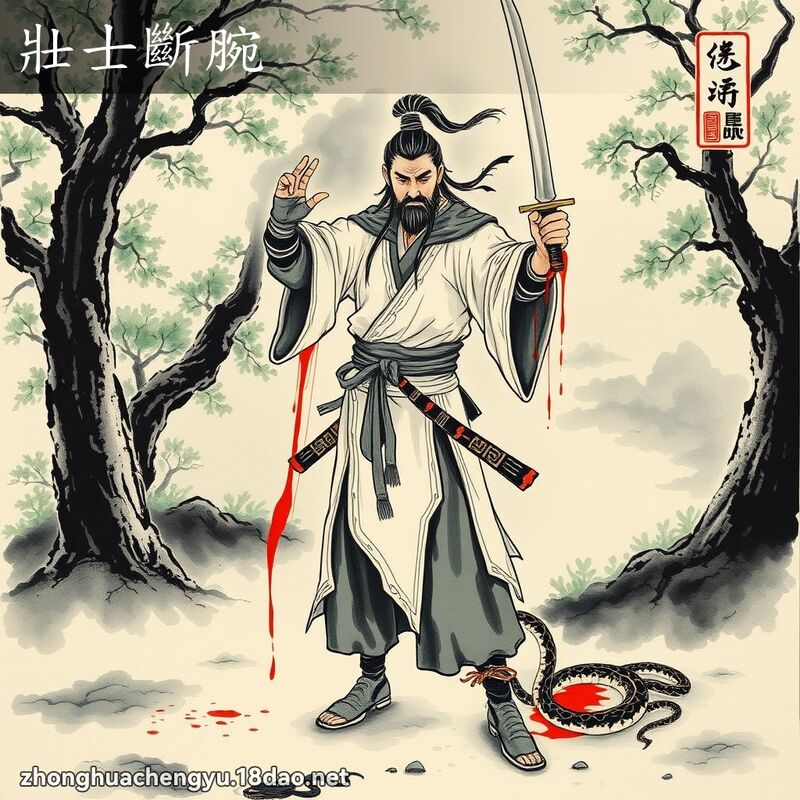 壯士斷腕 配图