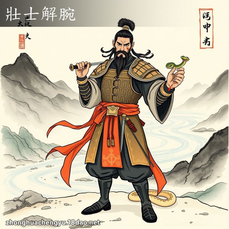 壯士解腕 配图