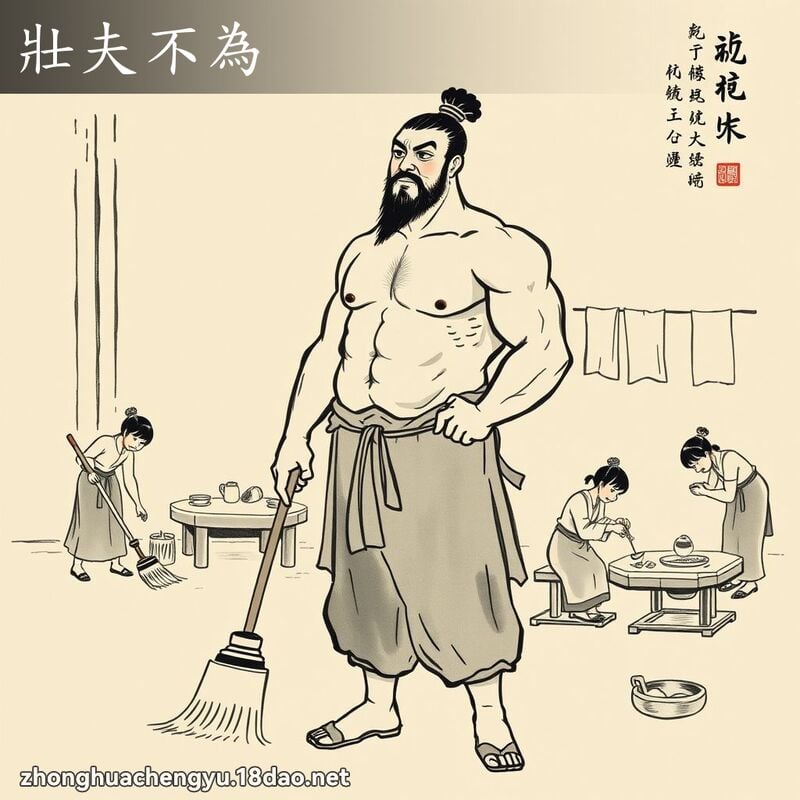壯夫不為 配图