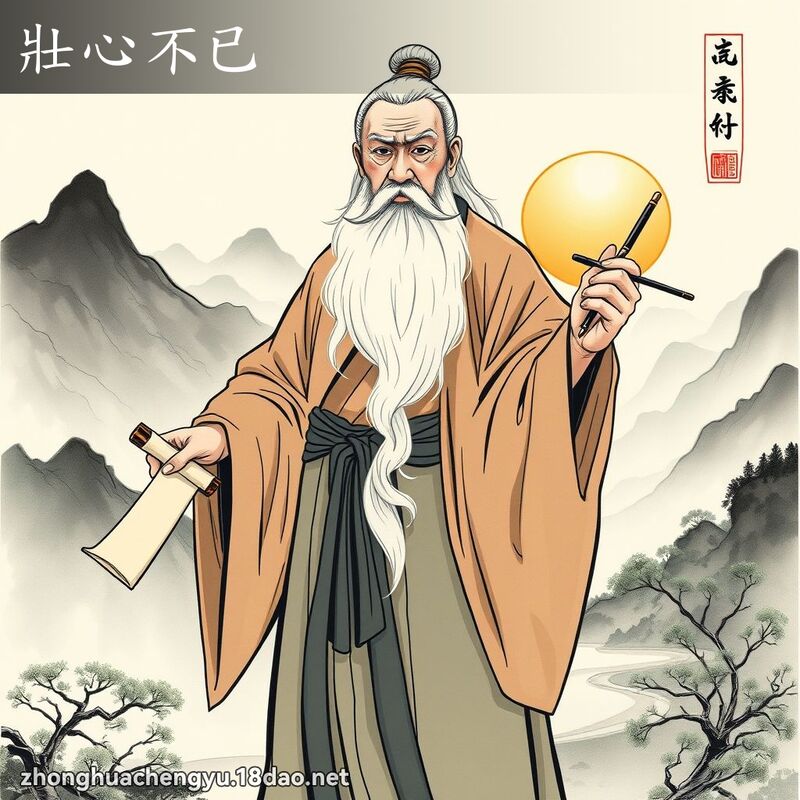 壯心不已 配图