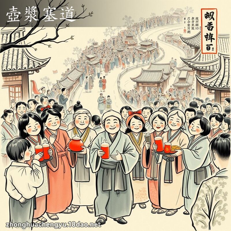 壺漿塞道 配图