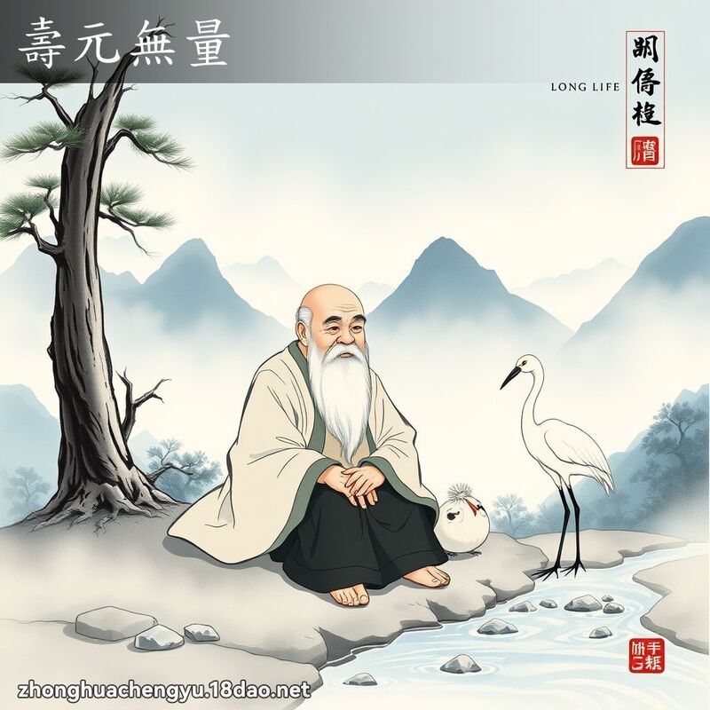 壽元無量 配图