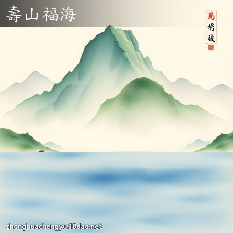 壽山福海 配图
