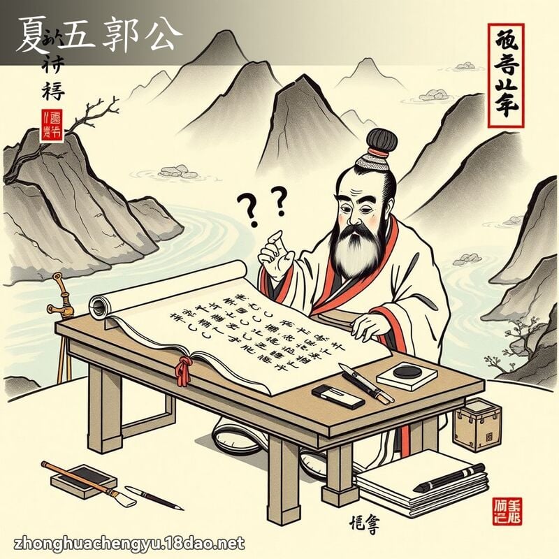 夏五郭公 配图