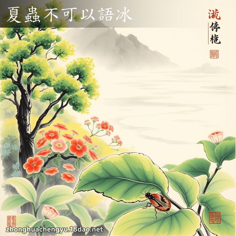 夏蟲不可以語冰 配图