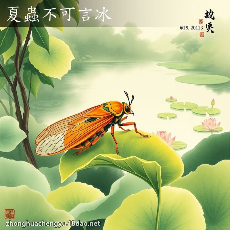 夏蟲不可言冰 配图