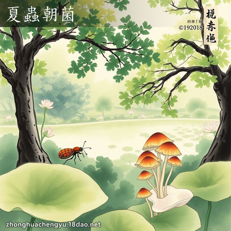 夏蟲朝菌 配图