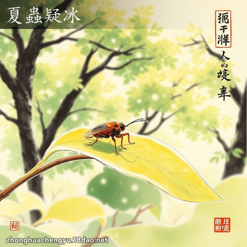 夏蟲疑冰 配图