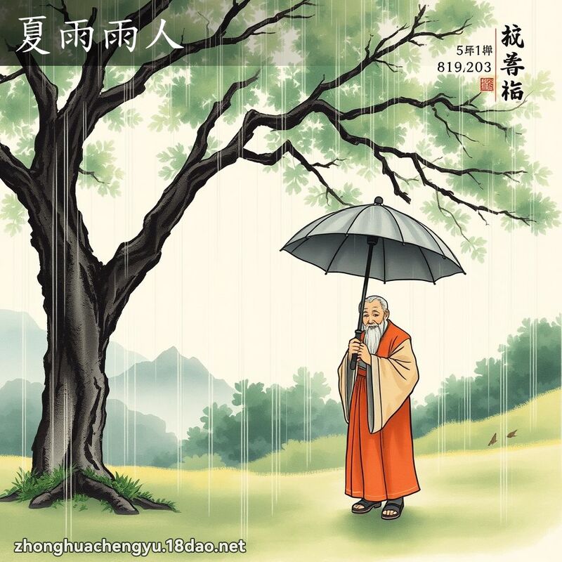 夏雨雨人 配图