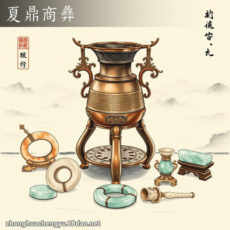 夏鼎商彝 配图