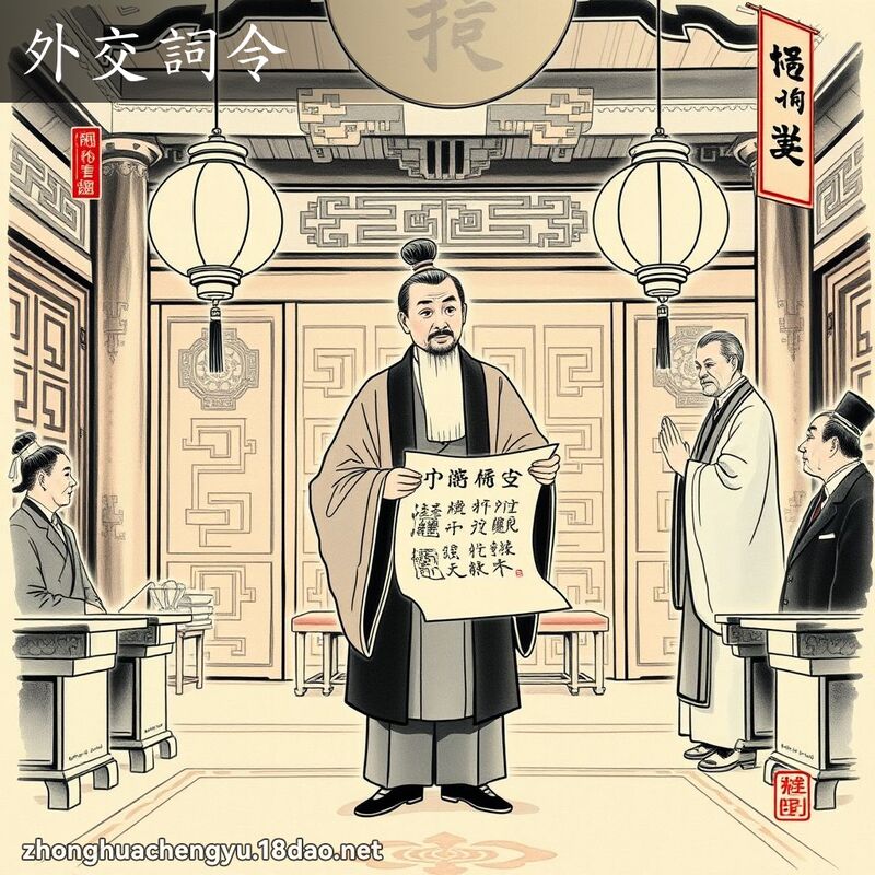 外交詞令 配图