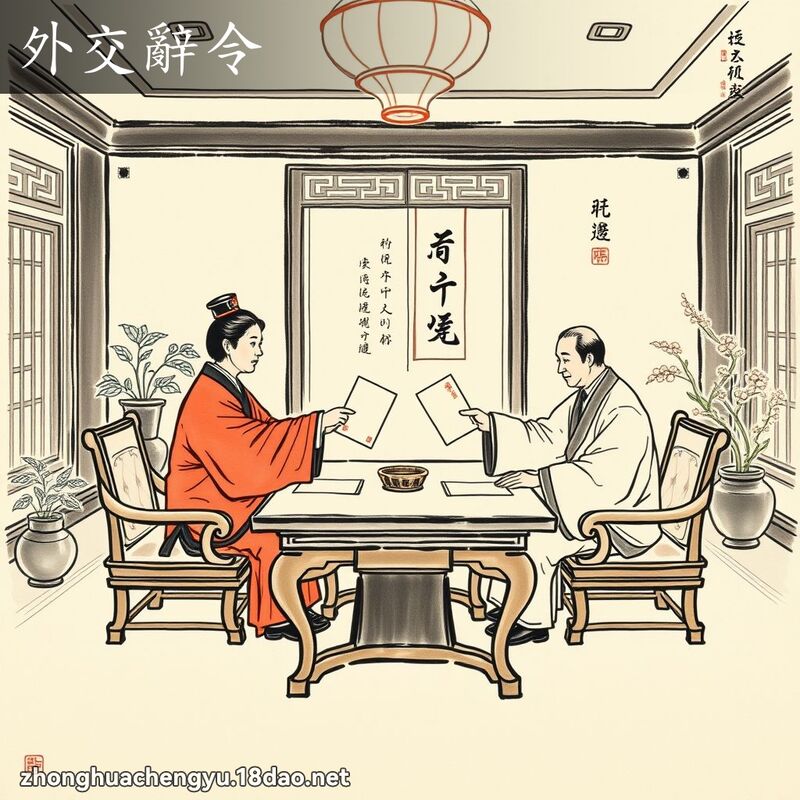 外交辭令 配图
