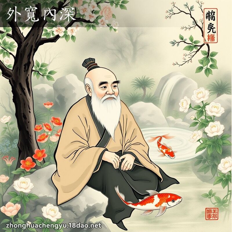 外寬內深 配图